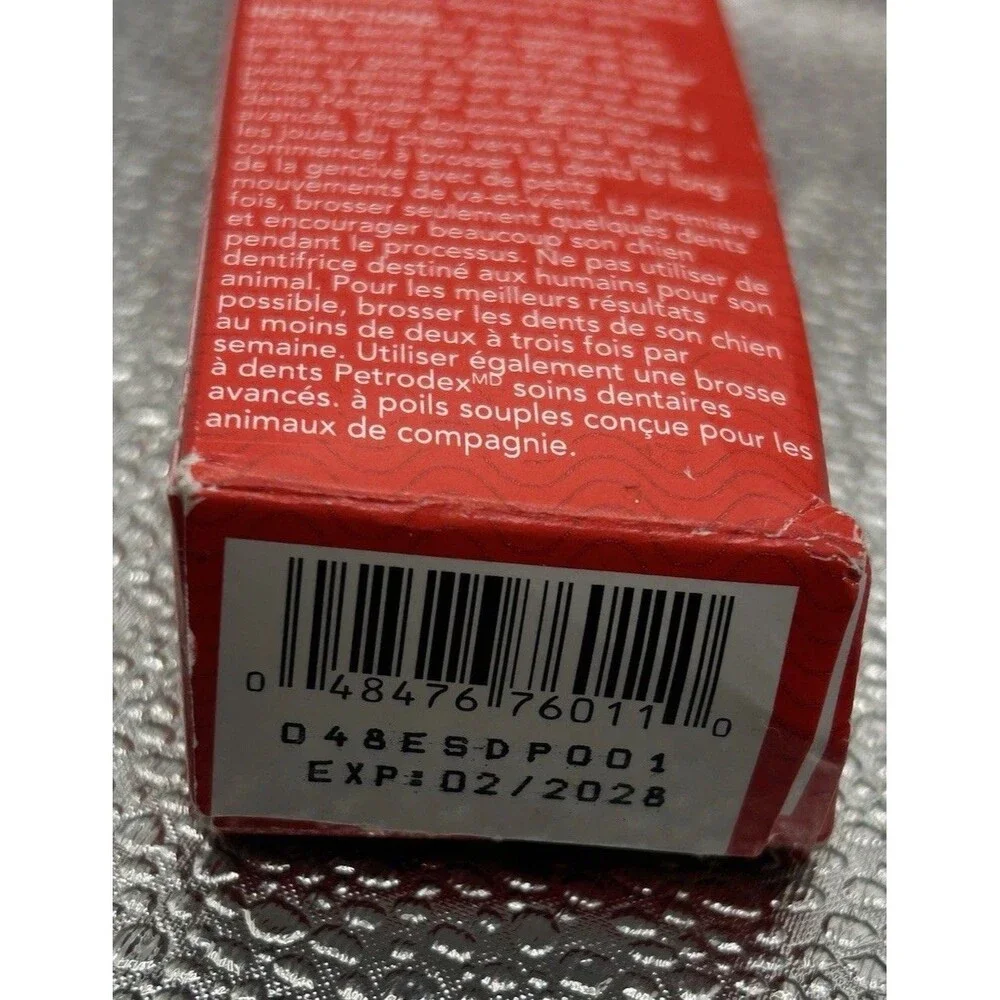 Petrodex Dog Natural Toothpaste Peanut Butter Flavor Tartar Control 2.5 oz